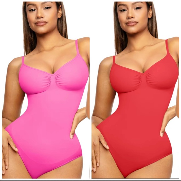 feelingirl Tops - NWT Body Shaping Seamless Bodysuits Pack of 2